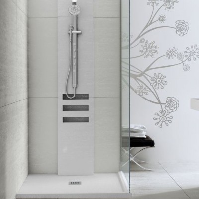 Dupont Corian Acrylic Solid Surface Moulded Showertray Shower Tray Smart Casual Cascade Stand 