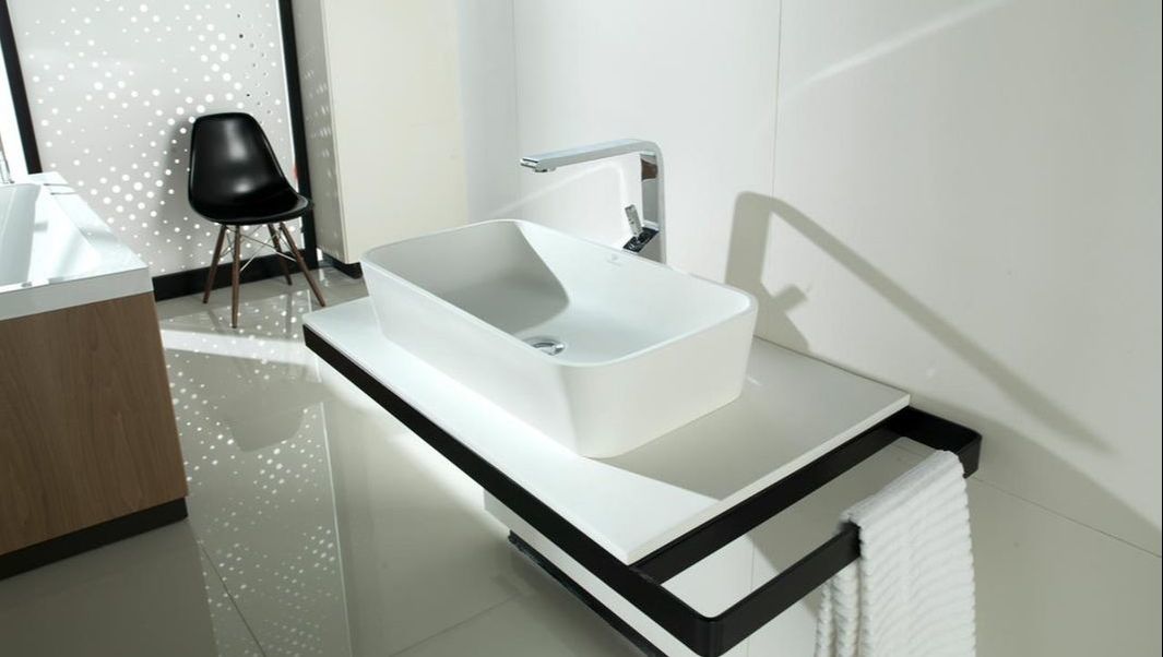 Dupont Corian Acrylic Solid Surface Moulded Undermount Over Under Mount Inset Basin Vanity Sink Wash