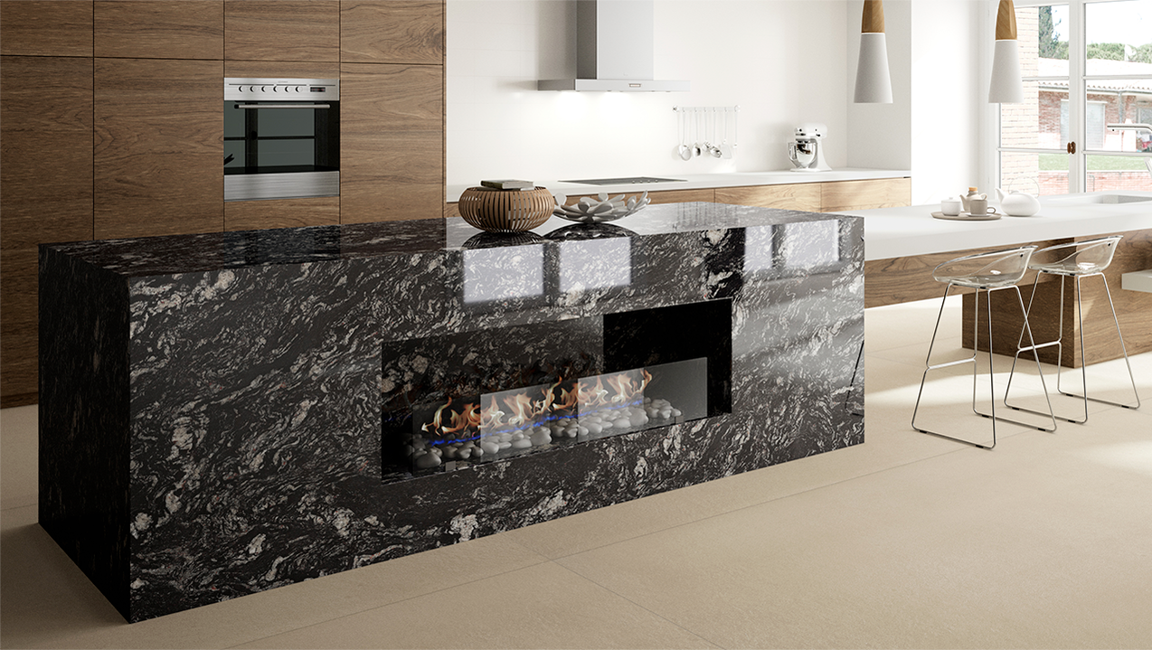 PWS Second Nature Strata Quartz Solid Surface Great Eight 8 Kitchen Tea Point Worktop Counter